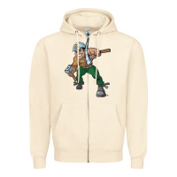 Sandshell montana technological university orediggers vectorized Zipper Hoodie - linhVisuals