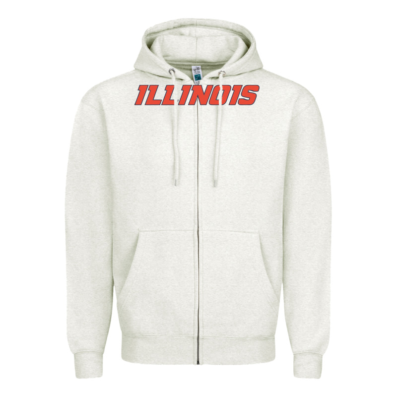 Illinois Fighting Illini Zipper Hoodie by linhVisuals | Teevron