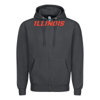 Smoke illinois fighting illini Zipper Hoodie - linhVisuals
