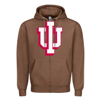 Chestnut indiana hoosiers Zipper Hoodie - linhVisuals