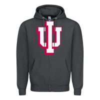 Smoke indiana hoosiers Zipper Hoodie - linhVisuals