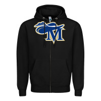 Black montreat college cavaliers vectorized Zipper Hoodie - linhVisuals