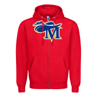 Red montreat college cavaliers vectorized Zipper Hoodie - linhVisuals