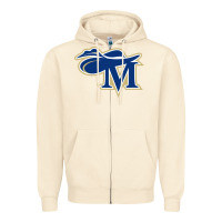 Sandshell montreat college cavaliers vectorized Zipper Hoodie - linhVisuals