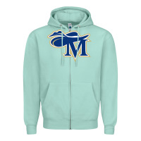 Seafoam montreat college cavaliers vectorized Zipper Hoodie - linhVisuals