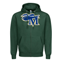 Sports Green montreat college cavaliers vectorized Zipper Hoodie - linhVisuals