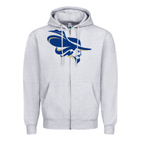 Heather Grey montreat college cavaliers1 vectorized Zipper Hoodie - linhVisuals