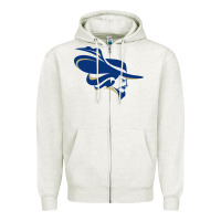 Oatmeal Heather montreat college cavaliers1 vectorized Zipper Hoodie - linhVisuals