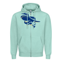 Seafoam montreat college cavaliers1 vectorized Zipper Hoodie - linhVisuals