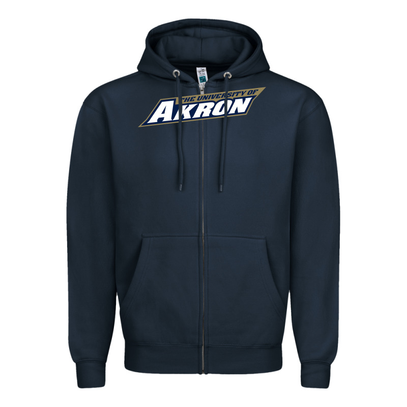 Akron University Zipper Hoodie by linhVisuals | Teevron