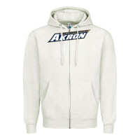 Oatmeal Heather akron university Zipper Hoodie - linhVisuals