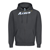 Smoke akron university Zipper Hoodie - linhVisuals
