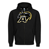 Black army black knights Zipper Hoodie - linhVisuals
