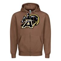 Chestnut army black knights Zipper Hoodie - linhVisuals