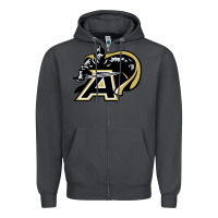 Smoke army black knights Zipper Hoodie - linhVisuals