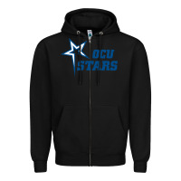 Black oklahoma city university stars1 vectorized Zipper Hoodie - linhVisuals