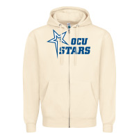 Sandshell oklahoma city university stars1 vectorized Zipper Hoodie - linhVisuals