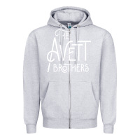 Heather Grey the avett brothers Zipper Hoodie - linhVisuals