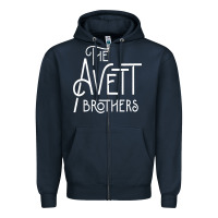 Navy the avett brothers Zipper Hoodie - linhVisuals