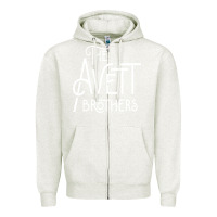 Oatmeal Heather the avett brothers Zipper Hoodie - linhVisuals