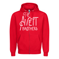 Red the avett brothers Zipper Hoodie - linhVisuals