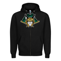 Black lynchburg hillcats Baseball Zipper Hoodie - linhVisuals
