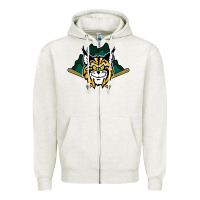 Oatmeal Heather lynchburg hillcats Baseball Zipper Hoodie - linhVisuals