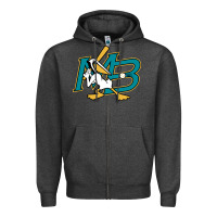 Charcoal Heather the myrtle beach pelicans baseball Zipper Hoodie - linhVisuals