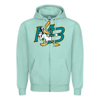 Seafoam the myrtle beach pelicans baseball Zipper Hoodie - linhVisuals