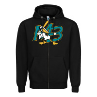 Black the myrtle beach pelicans baseball Zipper Hoodie - linhVisuals