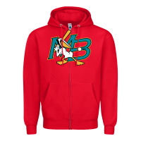 Red the myrtle beach pelicans baseball Zipper Hoodie - linhVisuals