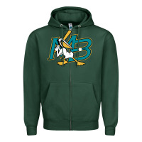 Sports Green the myrtle beach pelicans baseball Zipper Hoodie - linhVisuals