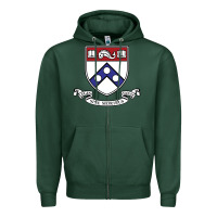 Sports Green the pennsylvania quakers Zipper Hoodie - linhVisuals
