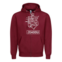 Burgundy jason isbell and the 400 unit Zipper Hoodie - linhVisuals
