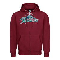 Burgundy the tacoma rainiers Baseball Zipper Hoodie - linhVisuals
