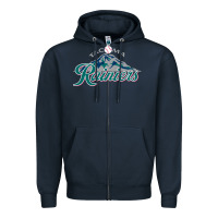 Navy the tacoma rainiers Baseball Zipper Hoodie - linhVisuals