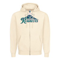 Sandshell the tacoma rainiers Baseball Zipper Hoodie - linhVisuals