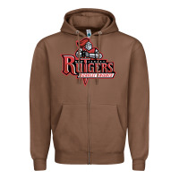 Chestnut the rutgers scarlet knights Zipper Hoodie - linhVisuals