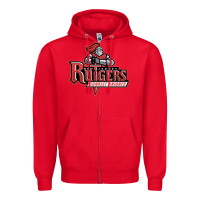 Red the rutgers scarlet knights Zipper Hoodie - linhVisuals