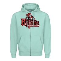 Seafoam the rutgers scarlet knights Zipper Hoodie - linhVisuals