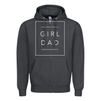 Smoke father of girls tee, proud new girl dad t shirt Zipper Hoodie - linhVisuals