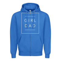 True Royal father of girls tee, proud new girl dad t shirt Zipper Hoodie - linhVisuals