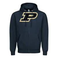 Navy purdue boilermakers Zipper Hoodie - linhVisuals