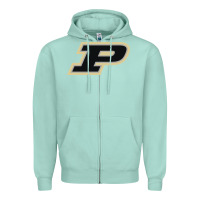 Seafoam purdue boilermakers Zipper Hoodie - linhVisuals