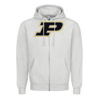 Dove Grey purdue boilermakers Zipper Hoodie - linhVisuals