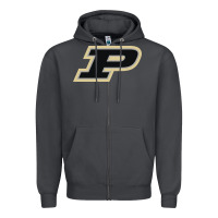 Smoke purdue boilermakers Zipper Hoodie - linhVisuals