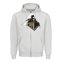 Dove Grey purdue boilermakers Zipper Hoodie - linhVisuals