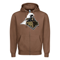 Chestnut purdue boilermakers Zipper Hoodie - linhVisuals