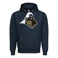 Navy purdue boilermakers Zipper Hoodie - linhVisuals