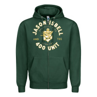 Sports Green jason isbell and the 400 unit Zipper Hoodie - linhVisuals